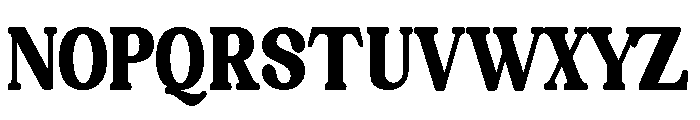 Chigora Display Regular Font UPPERCASE