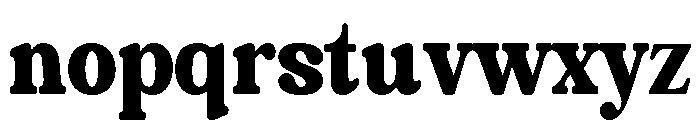 Chigora Display Regular Font LOWERCASE