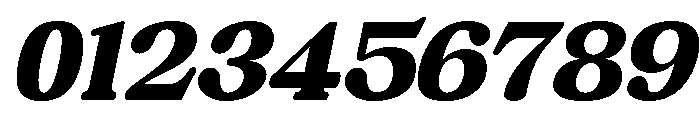 Chigora Display Semi Cond Ita Font OTHER CHARS
