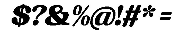 Chigora Display Semi Cond Ita Font OTHER CHARS