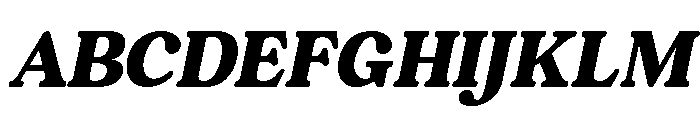 Chigora Display Semi Cond Ita Font UPPERCASE