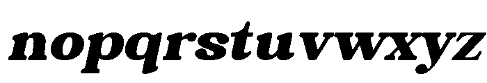 Chigora Display Semi Cond Ita Font LOWERCASE