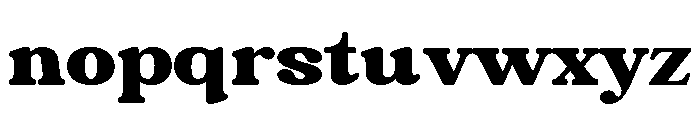 Chigora Display Semi Cond Font LOWERCASE