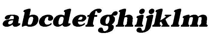 Chigora Display Semi Exp Italic FONT