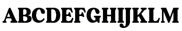 Chigora Display Semi Exp Font UPPERCASE