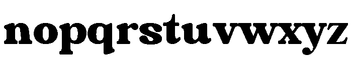 Chigora Display Semi Exp Font LOWERCASE