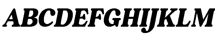 Chigora Display Ultra Cond Ita Font UPPERCASE