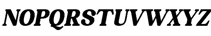Chigora Display Ultra Cond Ita Font UPPERCASE