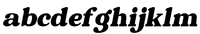 Chigora Display Ultra Cond Ita FONT