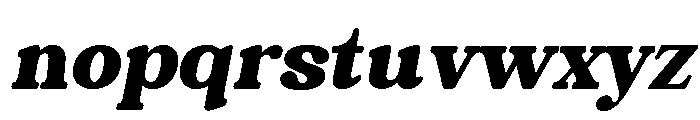 Chigora Display Ultra Cond Ita Font LOWERCASE