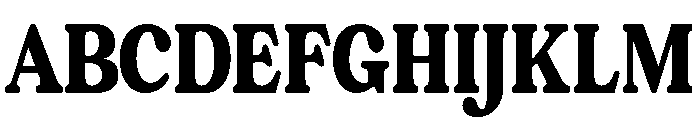 Chigora Display Ultra Cond Font UPPERCASE