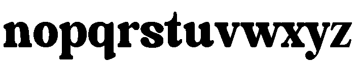 Chigora Display Ultra Cond Font LOWERCASE