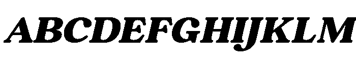 Chigora Display Ultra Exp Ita Font UPPERCASE