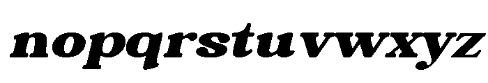 Chigora Display Ultra Exp Ita Font LOWERCASE