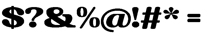 Chigora Display Ultra Exp Font OTHER CHARS