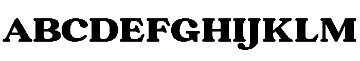 Chigora Display Ultra Exp Font UPPERCASE