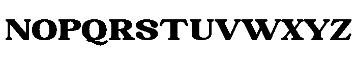 Chigora Display Ultra Exp Font UPPERCASE