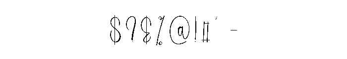 Chiken Kitchen Font OTHER CHARS