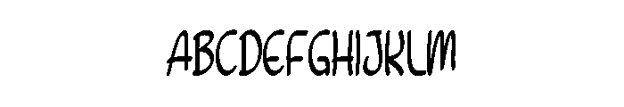 Chikua Brush Font UPPERCASE