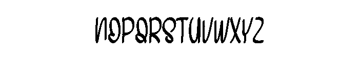 Chikua Brush Font UPPERCASE