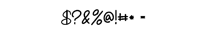 Childan Font OTHER CHARS