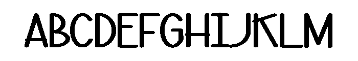 Childream Font UPPERCASE