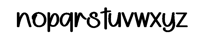 Childream Font LOWERCASE