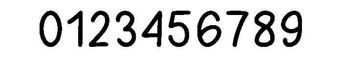 Children Chunky Font OTHER CHARS