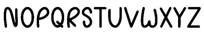 Children Chunky Font UPPERCASE