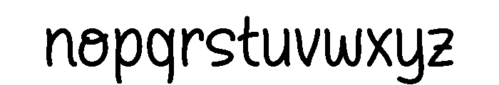 Children Empathy Font LOWERCASE