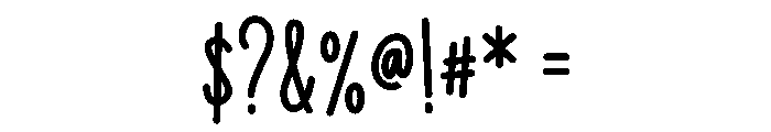 Children Handmade Font OTHER CHARS