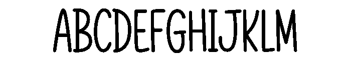 Children Handmade Font UPPERCASE