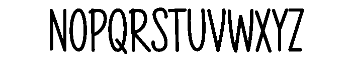 Children Handmade Font UPPERCASE