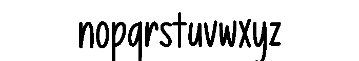 Children Handmade Font LOWERCASE
