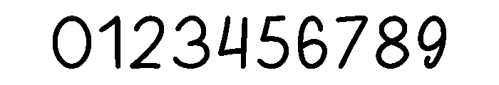 Children Handwrite Font OTHER CHARS