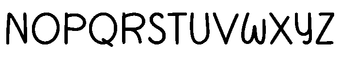 Children Handwrite Font LOWERCASE