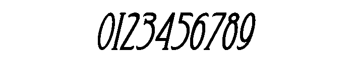 Children Italic Font OTHER CHARS