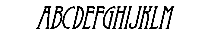 Children Italic Font UPPERCASE