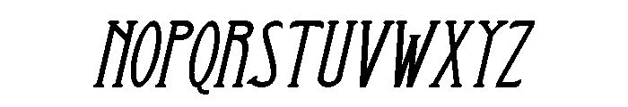 Children Italic Font UPPERCASE