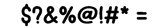 Children Smiling Font OTHER CHARS