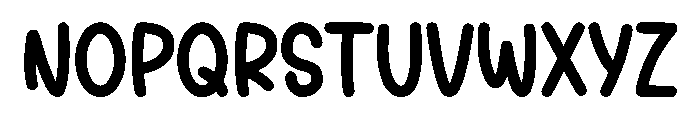 Children Smiling Font UPPERCASE