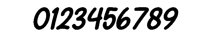 Children Sticker Italic Font OTHER CHARS