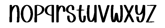 Children Story Font LOWERCASE