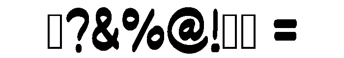 Children Writing Regular Font OTHER CHARS