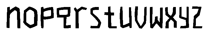 ChileConCarne Font LOWERCASE
