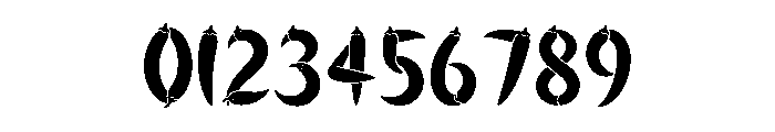 Chili Blade Font OTHER CHARS