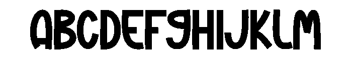 Chili Pickles Font UPPERCASE