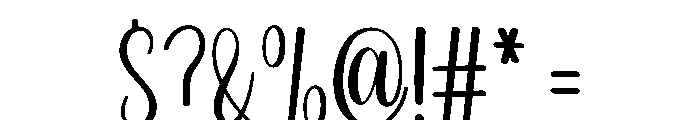 Chill Birthday Font OTHER CHARS
