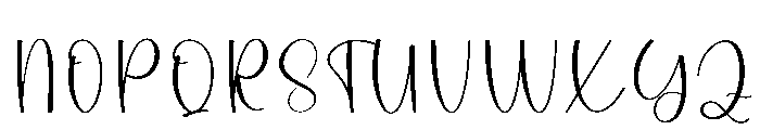 Chill Birthday Font UPPERCASE