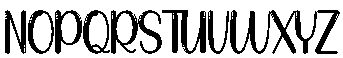 Chill Bubble Font UPPERCASE
